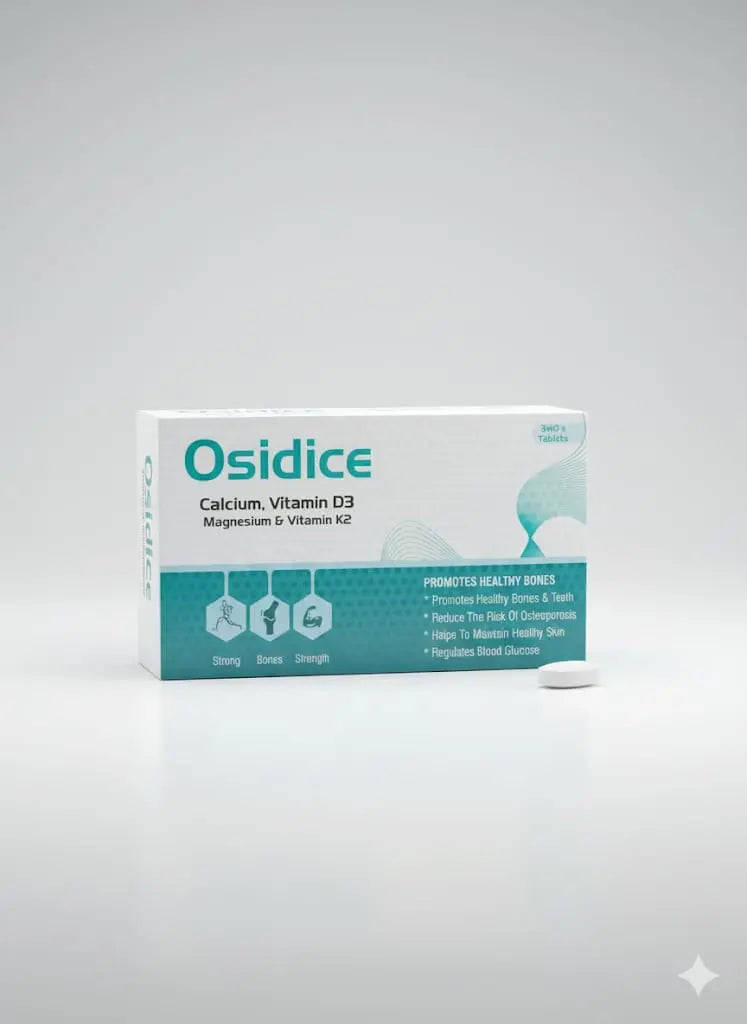 Osidice Calcium, Vitamin D3, Magnesium and K2 HBF PHARMA