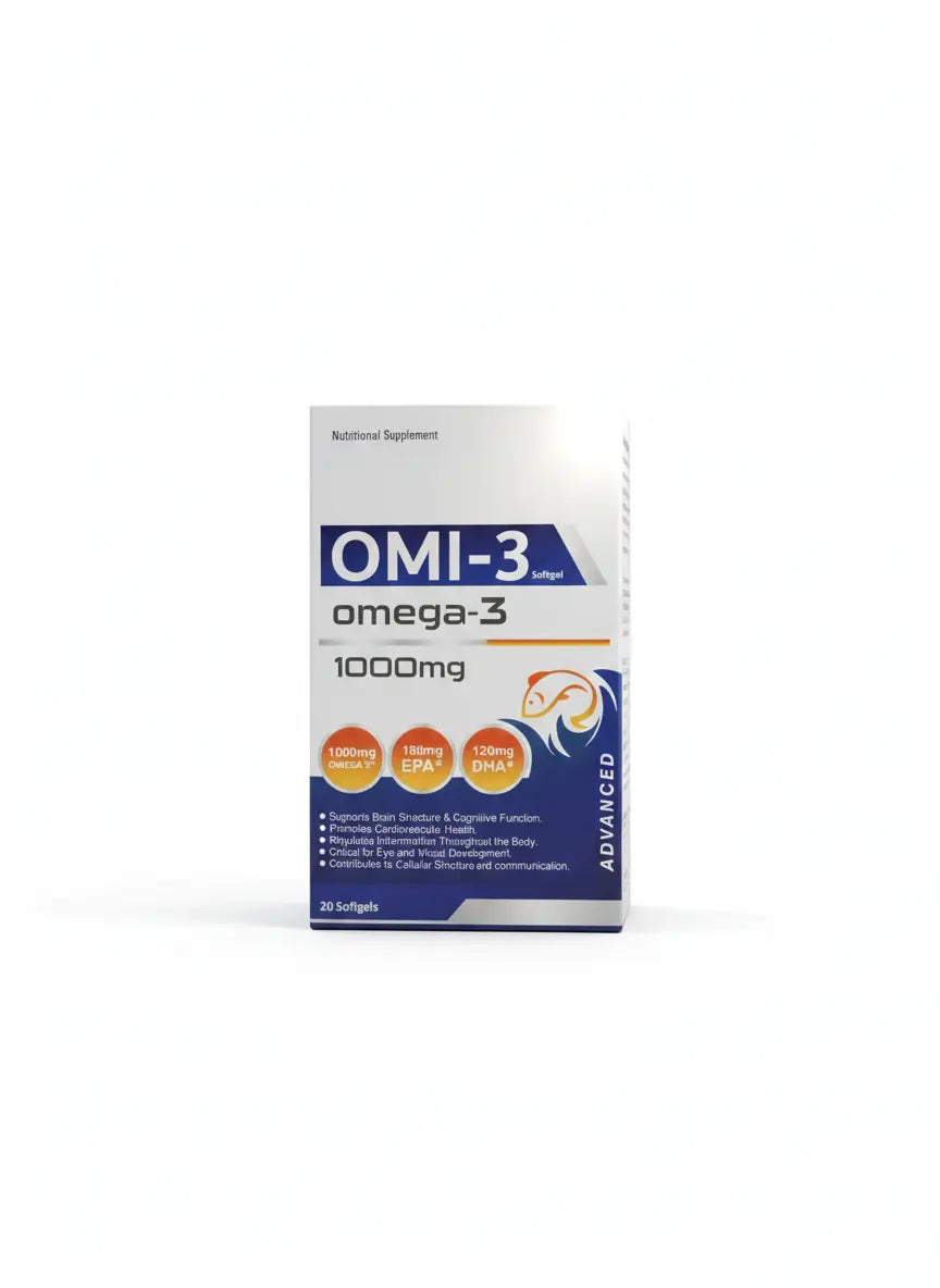 OMI-3 Omega-3 Softgels 1000mg HBF PHARMA