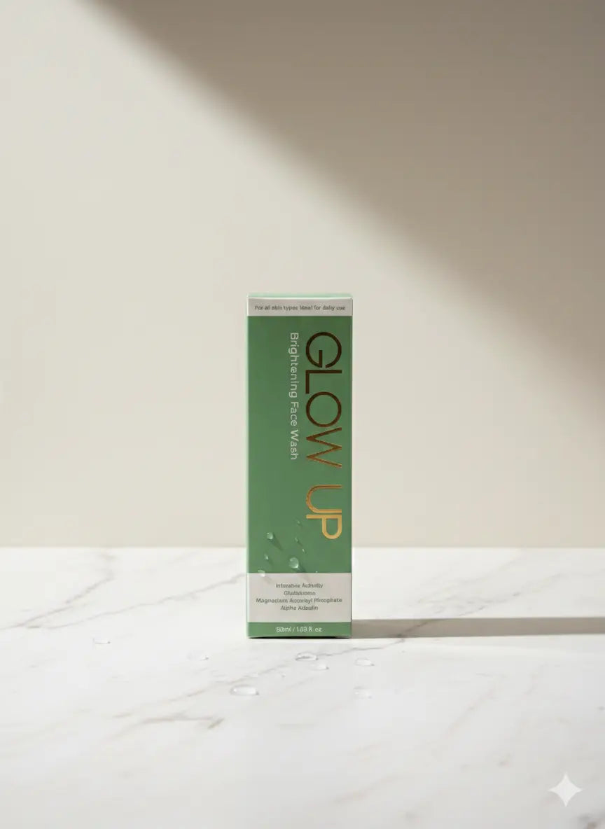 Glow Up Brightening Face Wash – Cleanse. HBF PHARMA