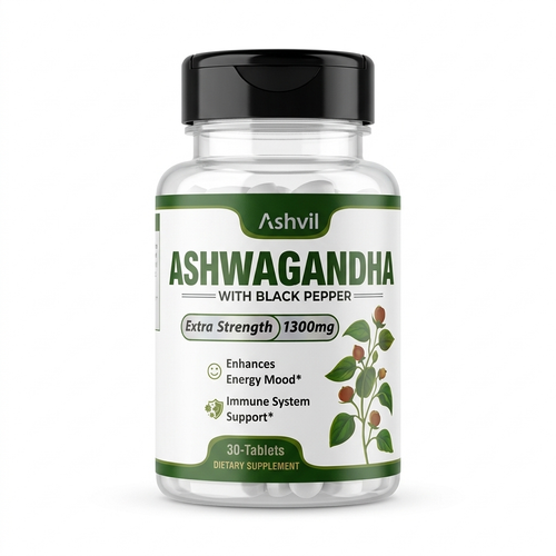 ASHVIL Ashwagandha + Black paper HBF PHARMA