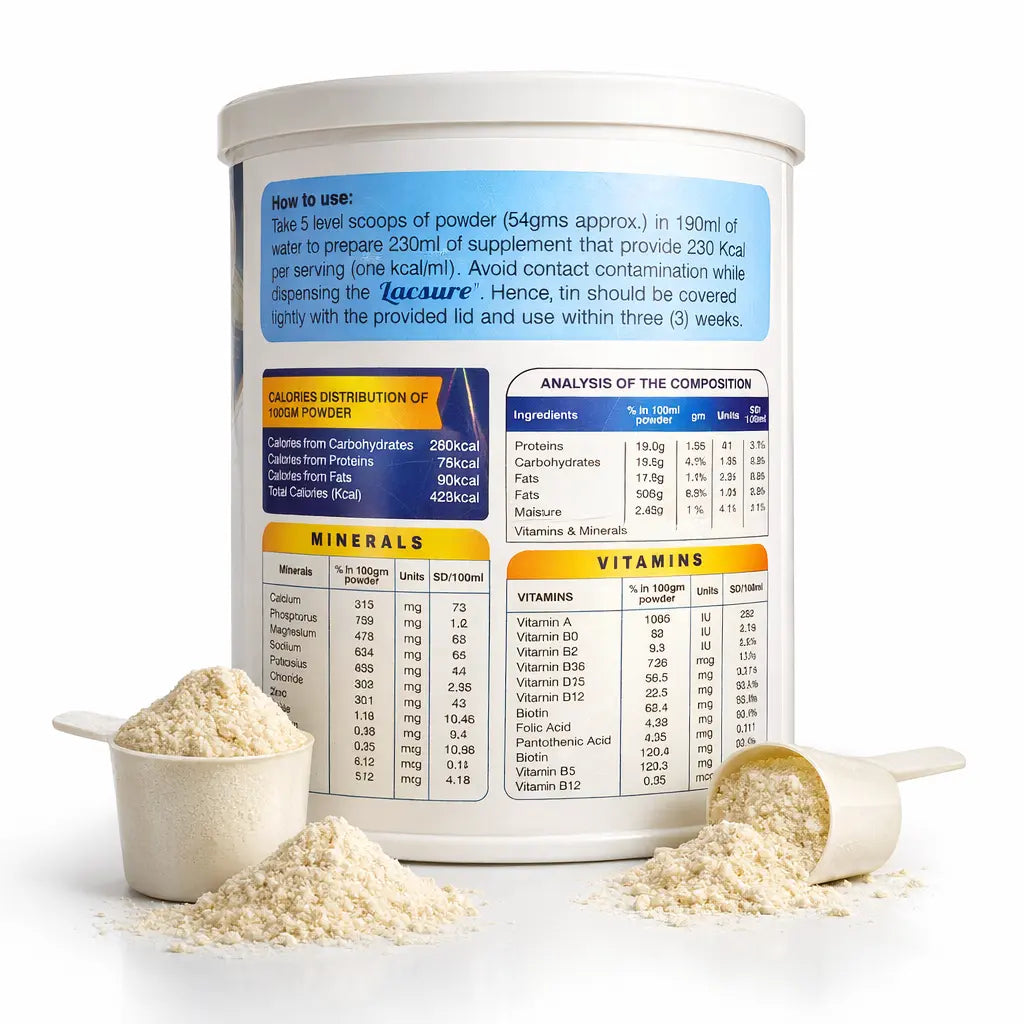 Lacsure Complete & Balanced Adult Nutrition HBF PHARMA
