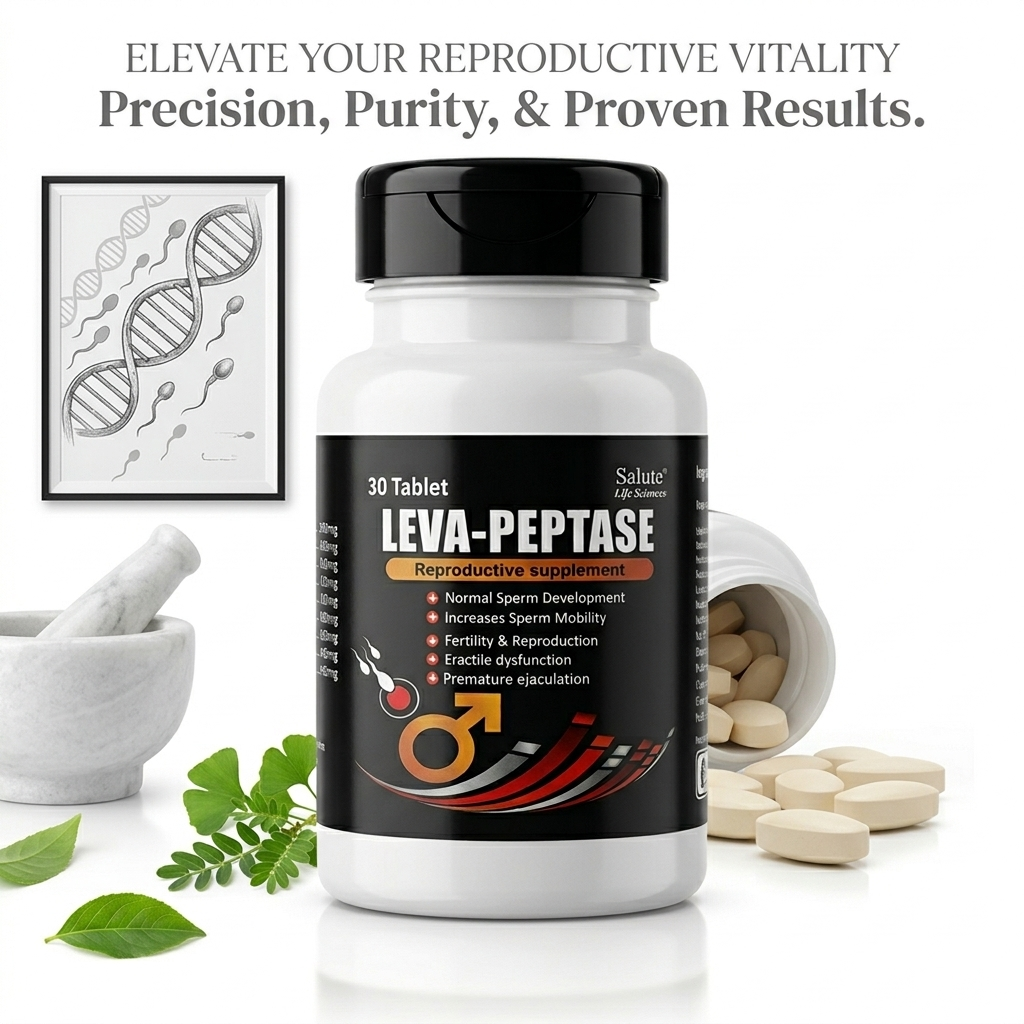 LEVA PEPTASE (Reproductive Supplement) HBF PHARMA
